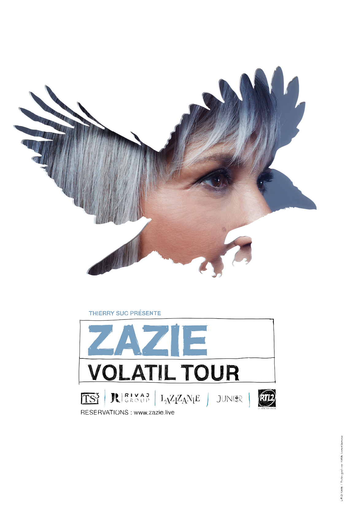 Affiche Zazie en concert au Dôme de Marseille