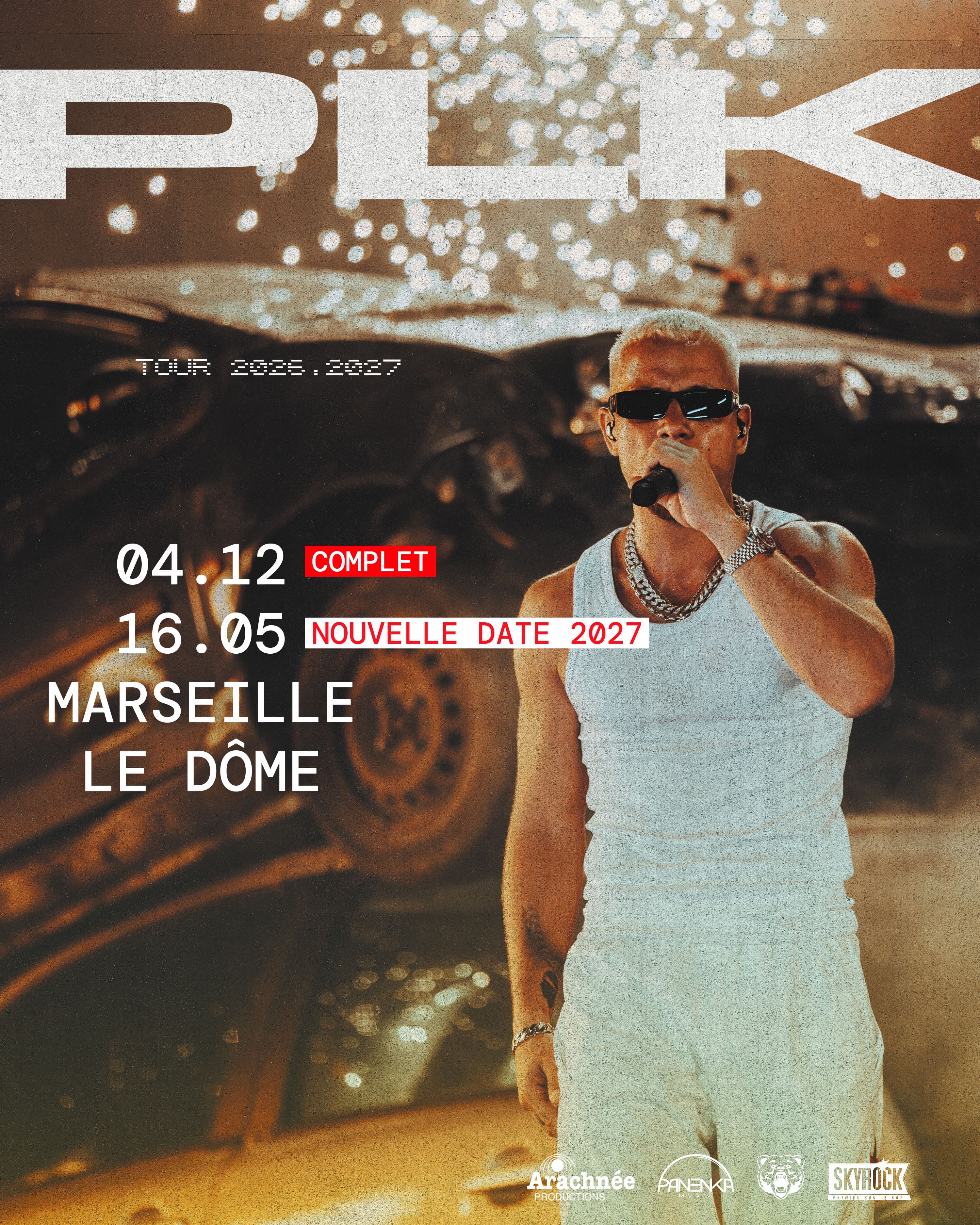 PLK en concert au Dôme de Marseille le Dim 16 mai