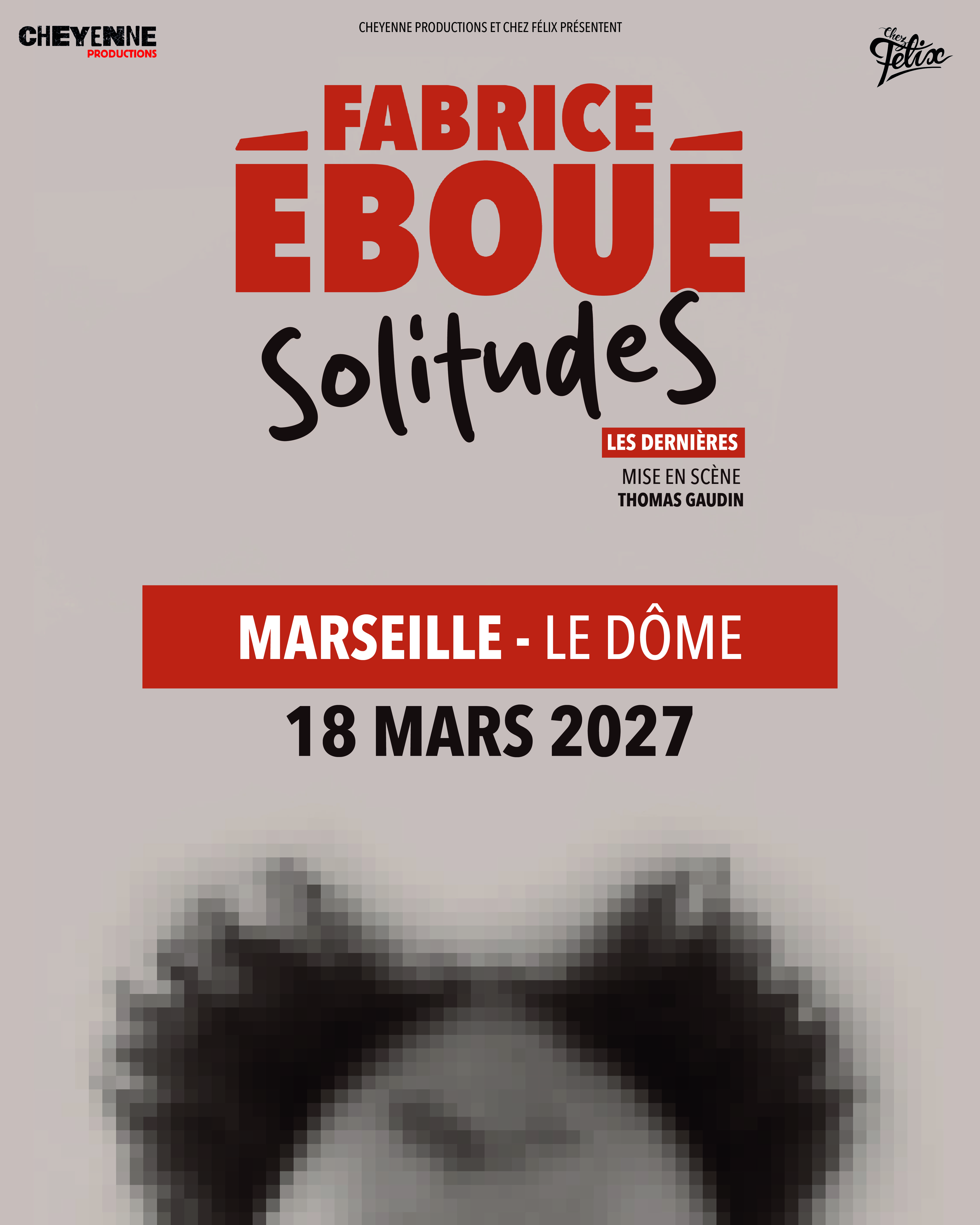 Affiche Fabrice Eboue en concert au Dôme de Marseille